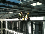 Park Lane Atrium Cleaning - Rope Access