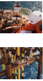 Southern Gas and Northern Oil Fields - Industrial Abseiling Work